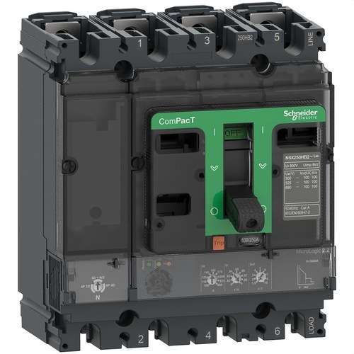 Istič ComPacT NSX250F 36kA AC 4P4R 250A Micrologic 2.2 s referenciou C25F42D250 od značky SCHNEIDER ELECTRIC