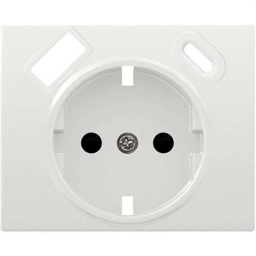 Zásuvkový kryt schuko s USB typu C nabíjačkou biely Iris s referenciou 18724-USBC od značky BJC