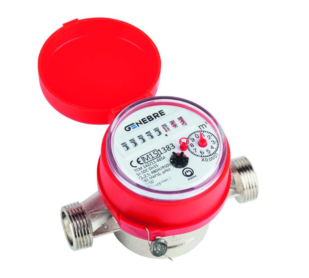 Teplomer na teplú vodu 3/4 x 3/4" DN15 s referenciou 6111C 05 od značky GENEBRE