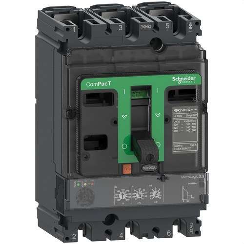 Istič ComPacT NSX250N 50kA AC 3P3R 250A Micrologic 2.2 s referenciou C25N32D250 od značky SCHNEIDER ELECTRIC