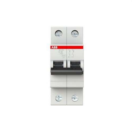 Magnetotermický istič SH202-C32 2P 32A Krivka C s referenciou 2CDS212001R0324 od značky ABB