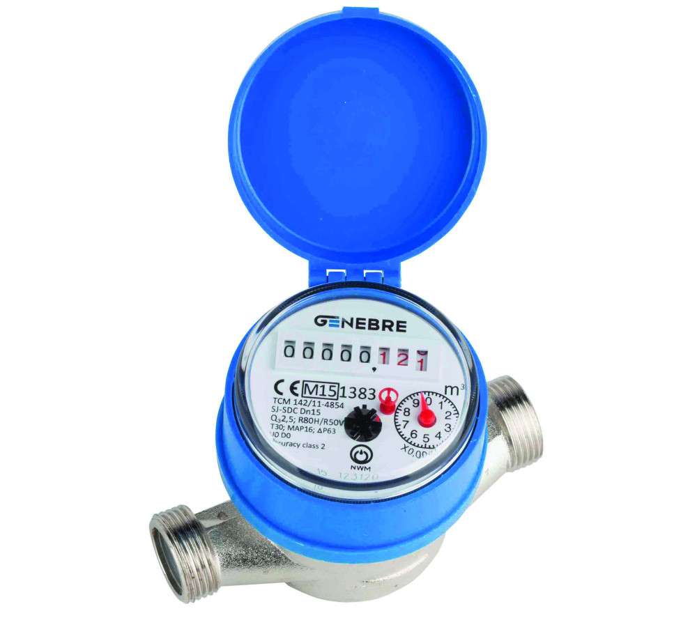 Jednovtokový studenovodný merač 3/4x3/4" DN15 s referenciou 6110C 05 od značky GENEBRE