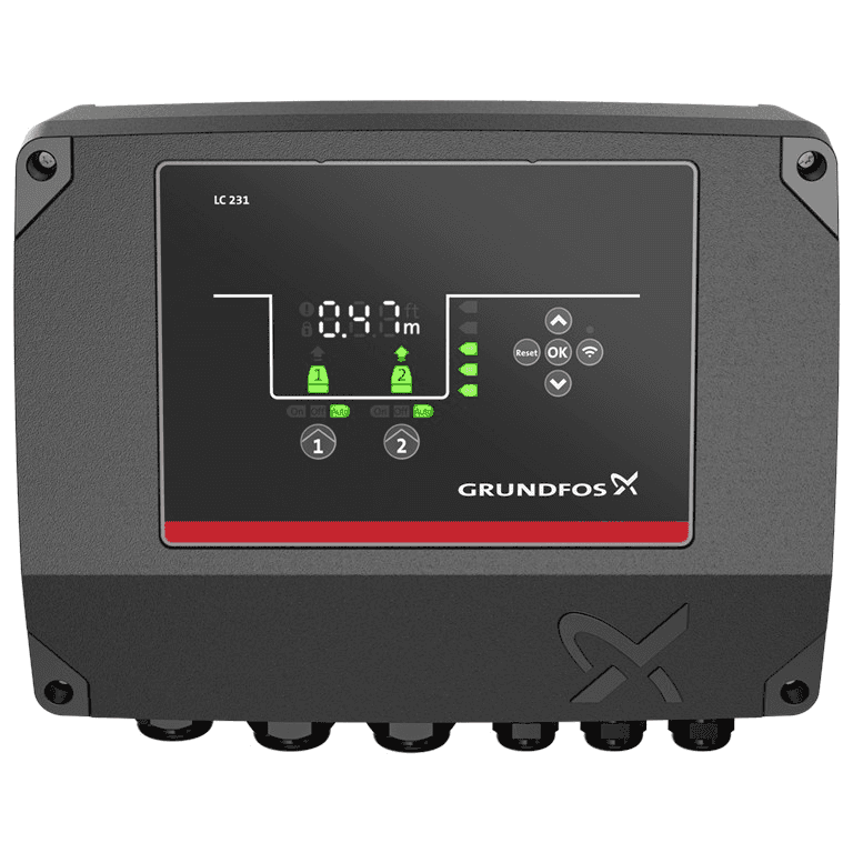 Kontroler črpalke Grundfos LC 231 2X 1-9 DOL 3X460 PI CE s referenciou 99369650 od značky GRUNDFOS