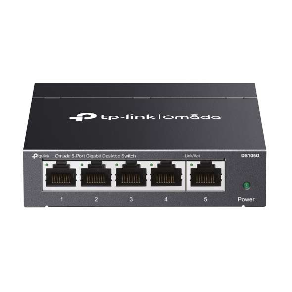 Omada 5-portový gigabitový neřízený desktopový switch s referenciou LS105G od značky TP-LINK