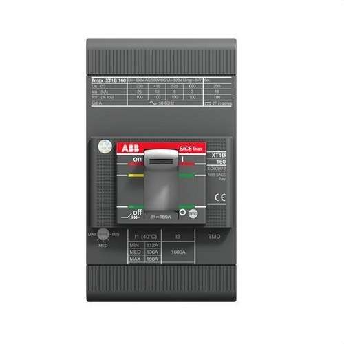 Termomagnetno stikalo XT1N-160 3PAC R-160 65KA s referenciou 1SDA067418R1 od značky ABB