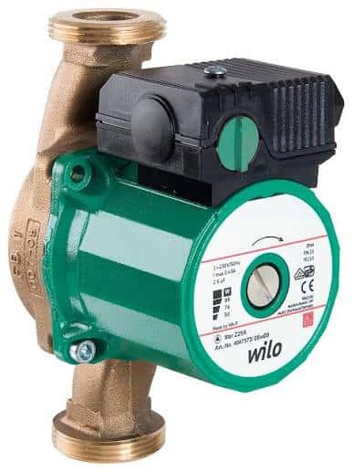 Obtočna črpalka Wilo Star-Z 25/2 EM 180 mm 230V PN10 s referenciou 4029062 od značky WILO