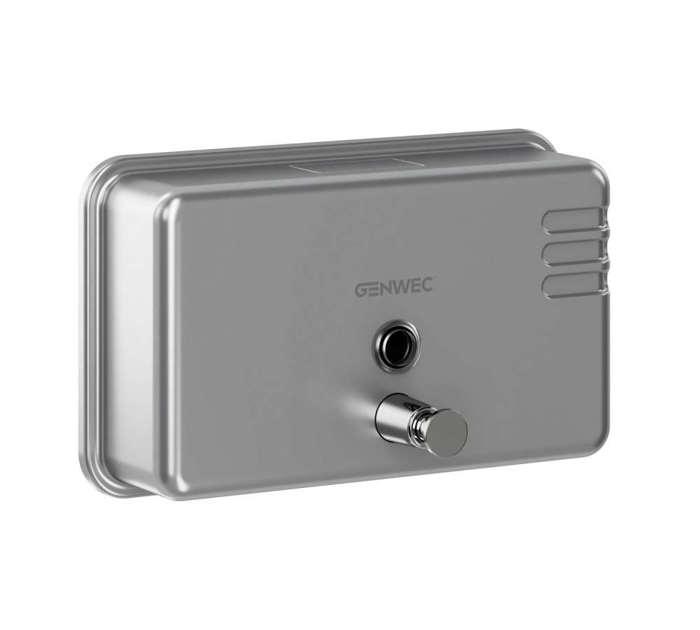 Horizontálny dávkovač mydla 1100ml inox 304 saténový s referenciou GW04 02 04 01 od značky GENWEC