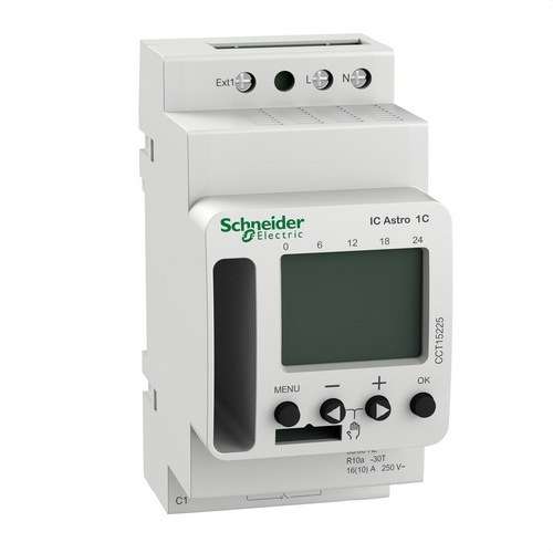 Astronomický a súmrakový spínač Acti9 IC SMART 1 Kanál s referenciou CCT15225 od značky SCHNEIDER ELECTRIC