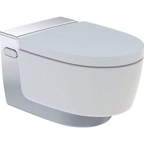 Závesné bidetové WC Geberit AquaClean Mera Comfort biela a chrómová s referenciou 146.212.21.1 od značky GEBERIT