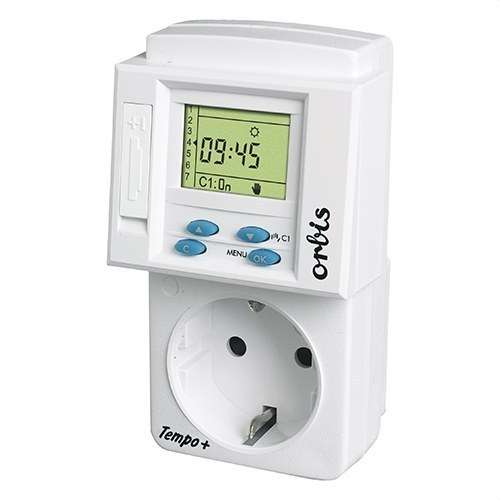 Programovateľný zástrčkový časovač Tempo + Displej s rezervou 1 rok 230V s referenciou OB162532 od značky ORBIS