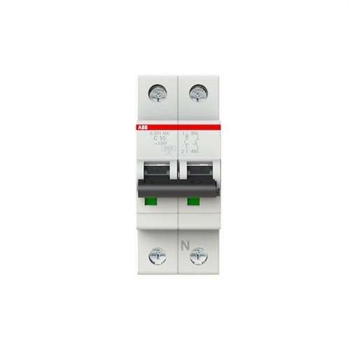 Magnetotermický S201-C10NA 1P+N 10A Krivka C 10kA s referenciou 2CDS251103R0104 od značky ABB
