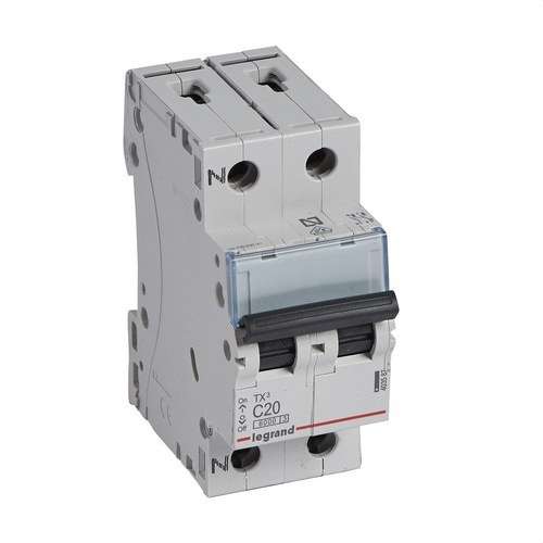 Magnetotermický TX3 P+N 20A Krivka C Krivka C 6kA s referenciou 403587 od značky LEGRAND