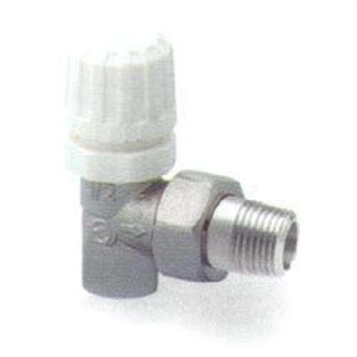Termostatický ventil dvojtrubkový na spájkovanie uhlový 1/2" s referenciou 67401 od značky ORKLI