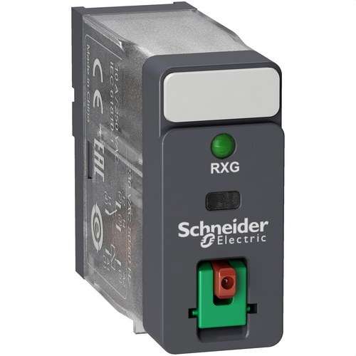 Relé 1 C/O 10A + Testovacie tlačidlo + LED 48V AC s referenciou RXG12E7 od značky SCHNEIDER ELECTRIC