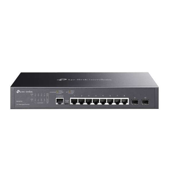 Switch Omada L2+ s 8 portami Gigabit in 2 SFP s referenciou TL-SG3210 od značky TP-LINK