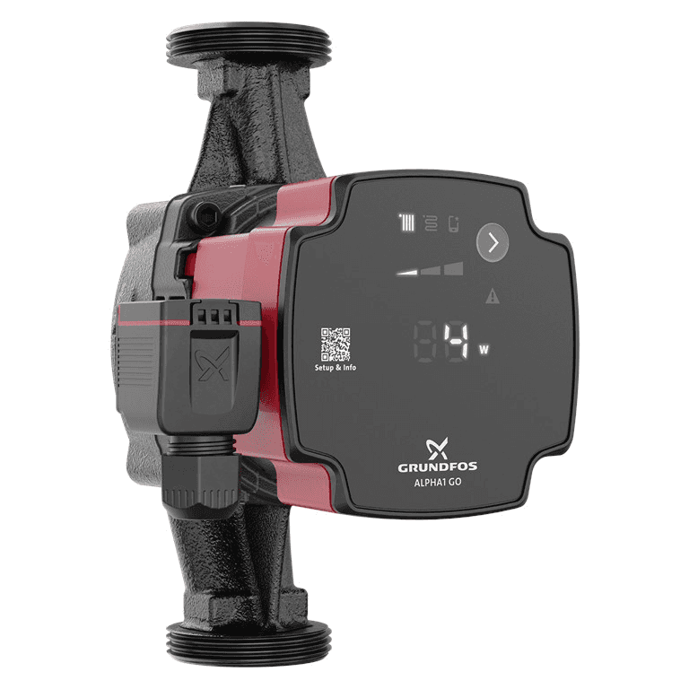 Obehové čerpadlo Grundfos ALPHA1 GO 25-40 180 s referenciou 93074185 od značky GRUNDFOS