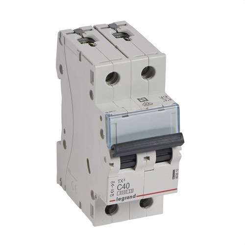 Magnetotermický TX3 2P 40A Krivka C Krivka C 6kA s referenciou 403610 od značky LEGRAND
