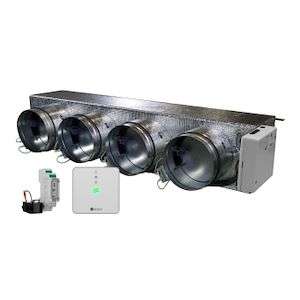 Motorizovaný plenum Airzone Easyzone 25 Wi-Fi Medium AZC25HAIBS04M4 pre Haier – 4 výstupy Ø200 mm (stredná kapacita) s referenciou AZC25HAIBS04M4 od značky AIRZONE