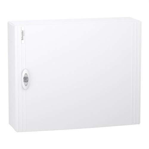 Modularna površinska omarica z belimi vrati 2 vrsti 24 modulov PrismaSeT XS s referenciou LVSXL224 od značky SCHNEIDER ELECTRIC