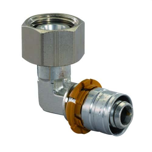Uponor S-Press koleno s pohyblivou maticou 25-G1/2"SN s referenciou 1060092 od značky UPONOR