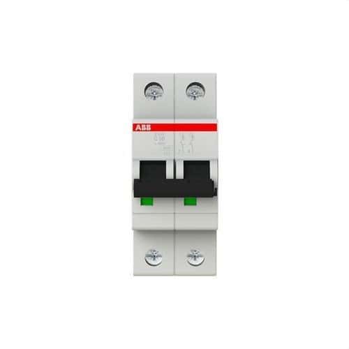 Magnetotermický istič S202-C50 2P 50A Krivka C 10kA s referenciou 2CDS252001R0504 od značky ABB