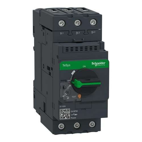 Magneto-tepelný motorový istič GV3 37/50A s referenciou GV3P50 od značky SCHNEIDER ELECTRIC