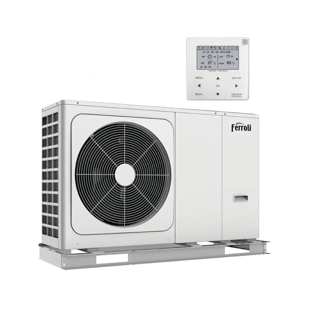 Tepelné čerpadlo aerotermia monoblok Ferroli OMNIA M 3.2 12 kW s referenciou 2CP000EF od značky FERROLI