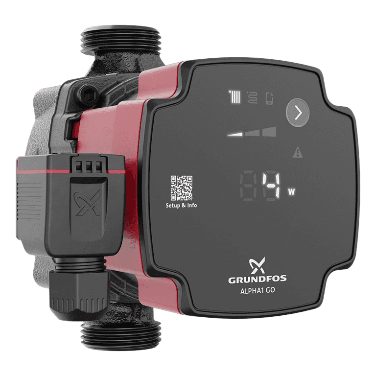 Obehové čerpadlo Grundfos ALPHA1 GO 15-60 130 s referenciou 93074173 od značky GRUNDFOS