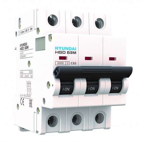 Magnetotermický STD 1P+N 6kA 6A Krivka C s referenciou HGD32-NSN1006C od značky HYUNDAI