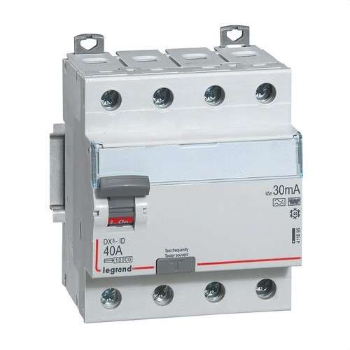 DX3 Diferenciál 4P 40A 30mA Trieda HPI s referenciou 411695 od značky LEGRAND