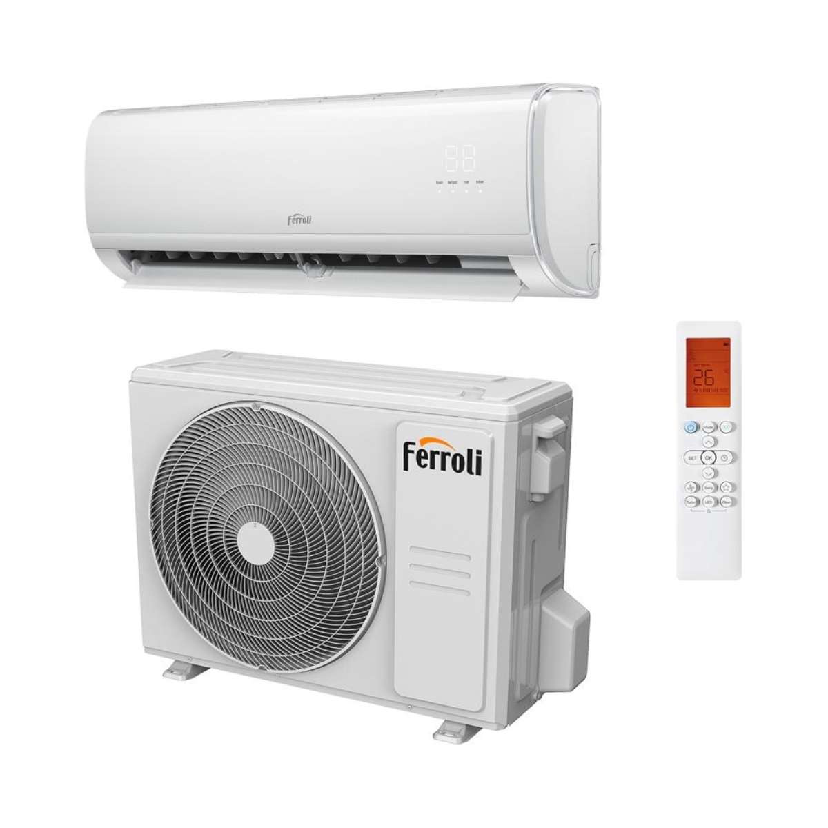 Klimatska naprava z WiFi Ferroli Giada S 12 3,5 kW 12000 BTU s referenciou 4B3970129 od značky FERROLI