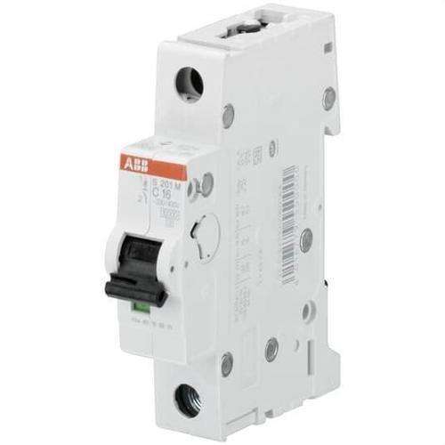 Magnetotermický istič S201M-C0,5 1P 0,5A Krivka C 15kA s referenciou 2CDS271001R0984 od značky ABB
