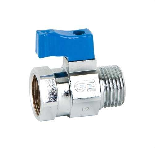 Mini guľový ventil 1/2" modrý s referenciou 3097 04 od značky GENEBRE