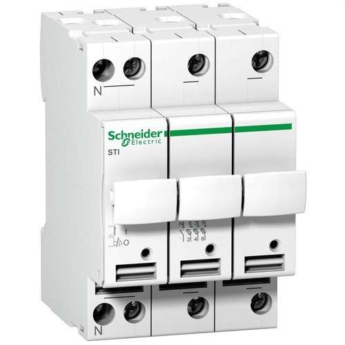 Držiak poistiek Acti9 STI 3P+N 500V s referenciou A9N15658 od značky SCHNEIDER ELECTRIC
