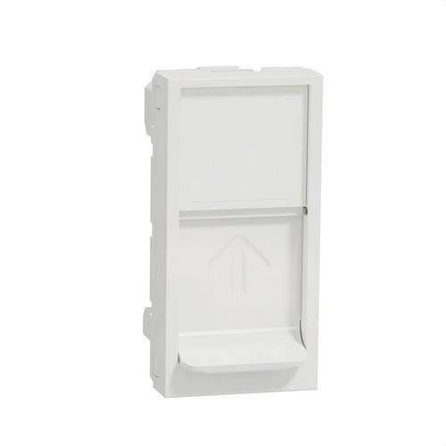 Doska s 1 modulom RJ45 Keystone biela polárna New Unica s referenciou NU946018 od značky SCHNEIDER ELECTRIC