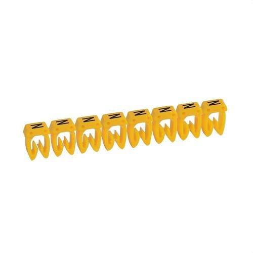 Štítok na káblovanie CAB 3 - Písmeno N do 1,5mm2 s referenciou 038313 od značky LEGRAND