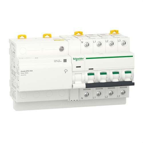 Istič s ochranou proti prepätiu Acti9 Combi SPU 3P + N 50 A s referenciou A9L20750 od značky SCHNEIDER ELECTRIC