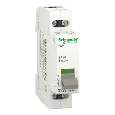 Dvojpólový vypínač 32A 415V s referenciou A9S60232 od značky SCHNEIDER ELECTRIC