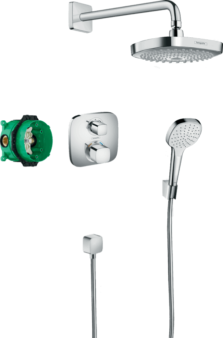 Termostatická sprchová sada zabudovaná Croma Select E 180 s referenciou 27294000 od značky HANSGROHE