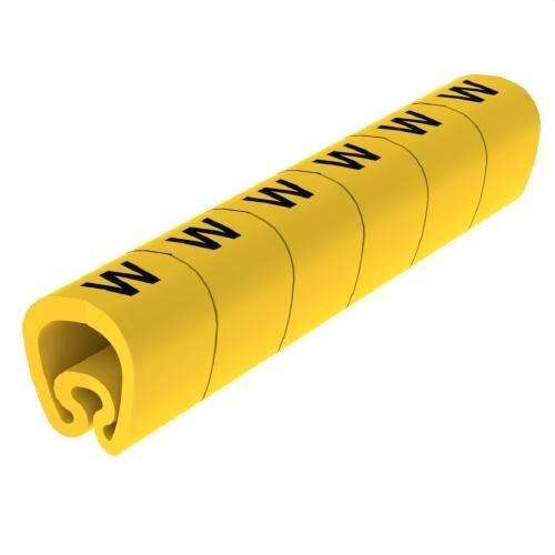 Predrezané žlté značkovače Ø18 PVC plastifikované s referenciou 1813-W od značky UNEX