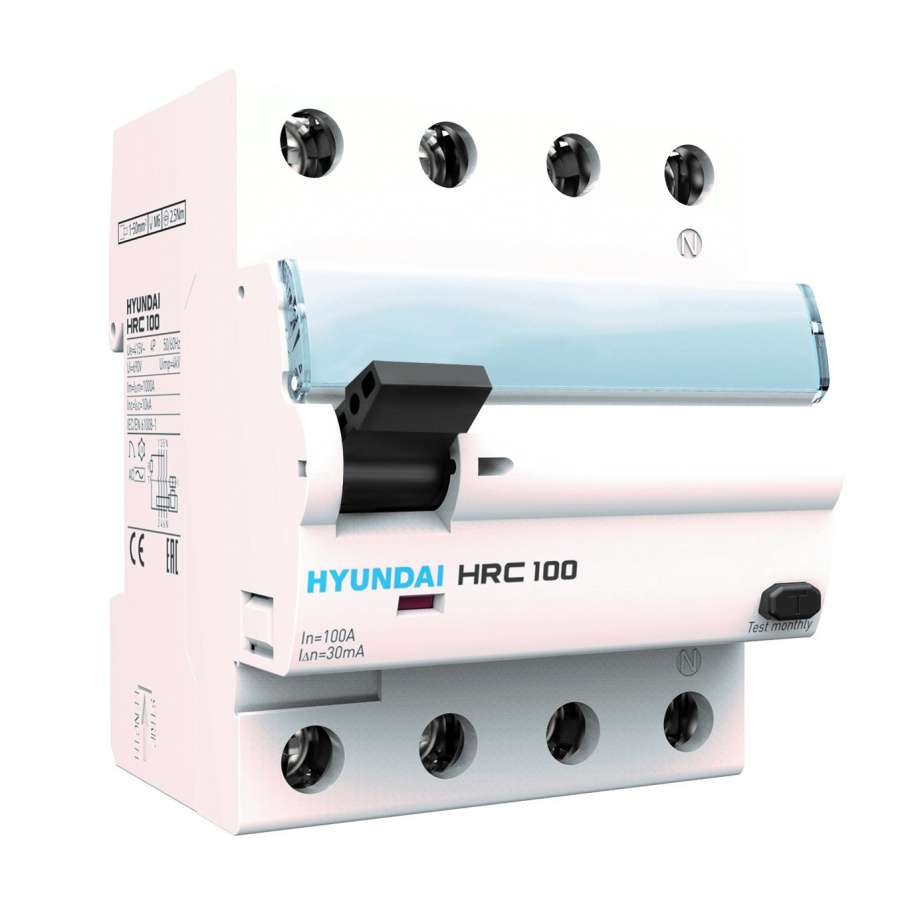 Diferenciálny STD 4P 100A 300mA Trieda A s referenciou HRC100S-F4PG7100 od značky HYUNDAI