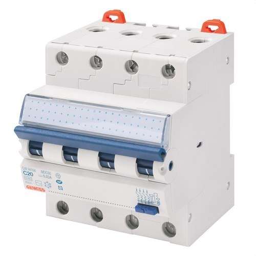 Kompaktný diferenciálny istič MCD 4P 16A Trieda A 4 moduly s referenciou GW94167 od značky GEWISS