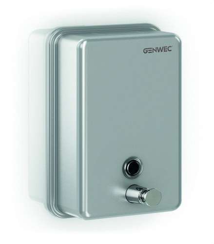 Vertikálny dávkovač mydla 1100ml inox 304 saténový s referenciou GW04 01 04 01 od značky GENWEC