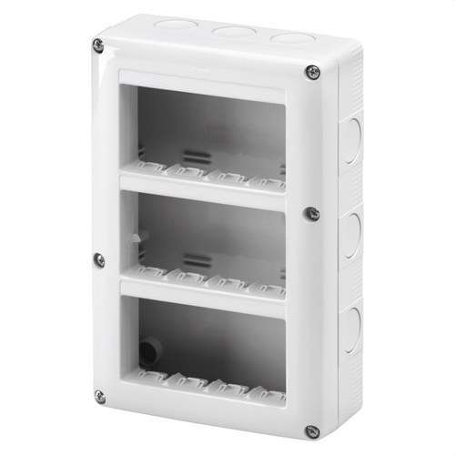 Povrchová krabica pre mechanizmy SYSTEM 12 modulov IP40 s referenciou GW27024 od značky GEWISS
