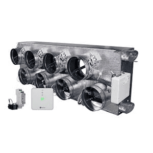 Motorizovaný plenum Airzone Easyzone 25 Wi-Fi Štandard + VMC AZC25FUJST01L8 pre Fujitsu – 8 výstupov Ø200 mm (vysoká kapacita) s referenciou AZC25FUJST01L8 od značky AIRZONE