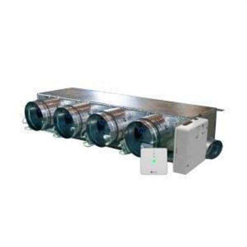 Motorizované plénum Airzone Easyzone 25 Slim AZE25MELSL01M4 pre Mitsubishi SEZ-M – 4 výstupy Ø150 mm (nízky profil) s referenciou AZE25MELSL01M4 od značky AIRZONE