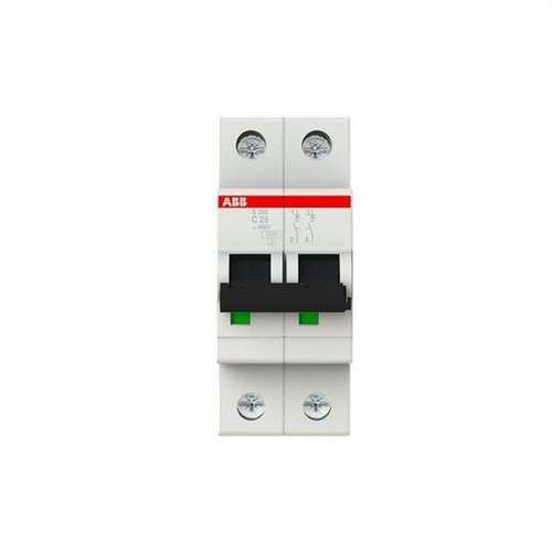 Magnetotermický spínač S202-C25 2P 25A Krivka C 10kA s referenciou 2CDS252001R0254 od značky ABB