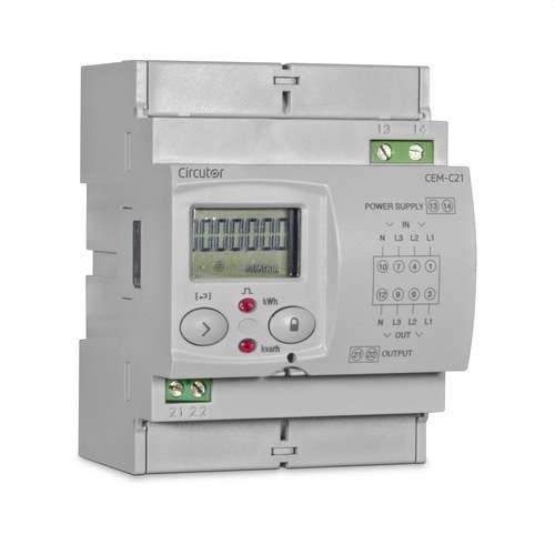 Trojfázový priamy elektromer Circutor CEM-C21-T1 s referenciou Q22411. od značky CIRCUTOR