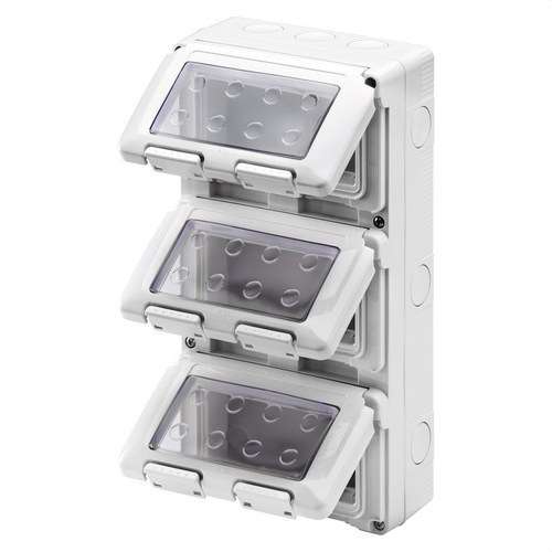 Povrchová krabica pre mechanizmy SYSTEM 12 modulov IP55 s referenciou GW27052 od značky GEWISS