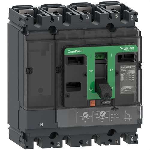 Istič ComPacT NSX250N 50kA AC 4P4R 160A TMD s referenciou C25N4TM160 od značky SCHNEIDER ELECTRIC